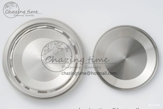 MIROTIME 0323 Pilot Chrono SS AZF 1:1 Best Edition Blue Dial on Brown Leather Strap A TimelessDesign 7060